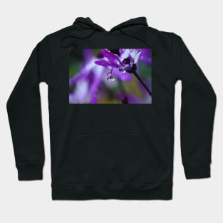 Purple rain drops Hoodie